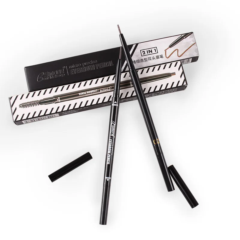 

Long Lasting Eyebrow Pencil Cosmetics Brow Tools Easy To Wear New Hot Sale 6 Colors Makeup Eyebrow Waterproof Pencil Makeup