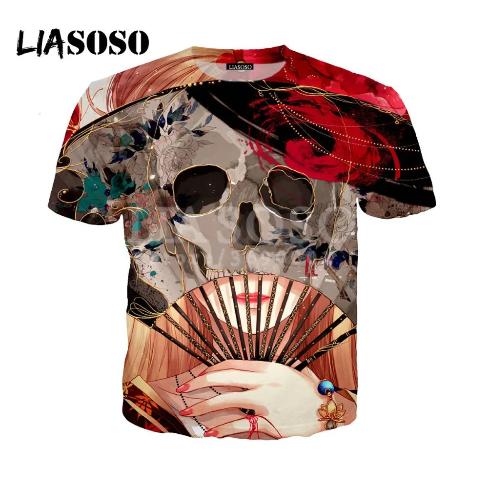 LIASOSO 2018 3D с принтом Мужские и женские аниме смешные сексуальные девушки футболка