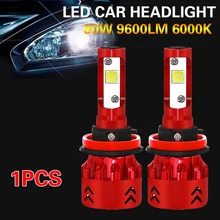 Светодиодный фар H8/H9/H11 супер яркий светодиодный Противотуманные фары; замена передней высокое Мощность стайлинга автомобилей