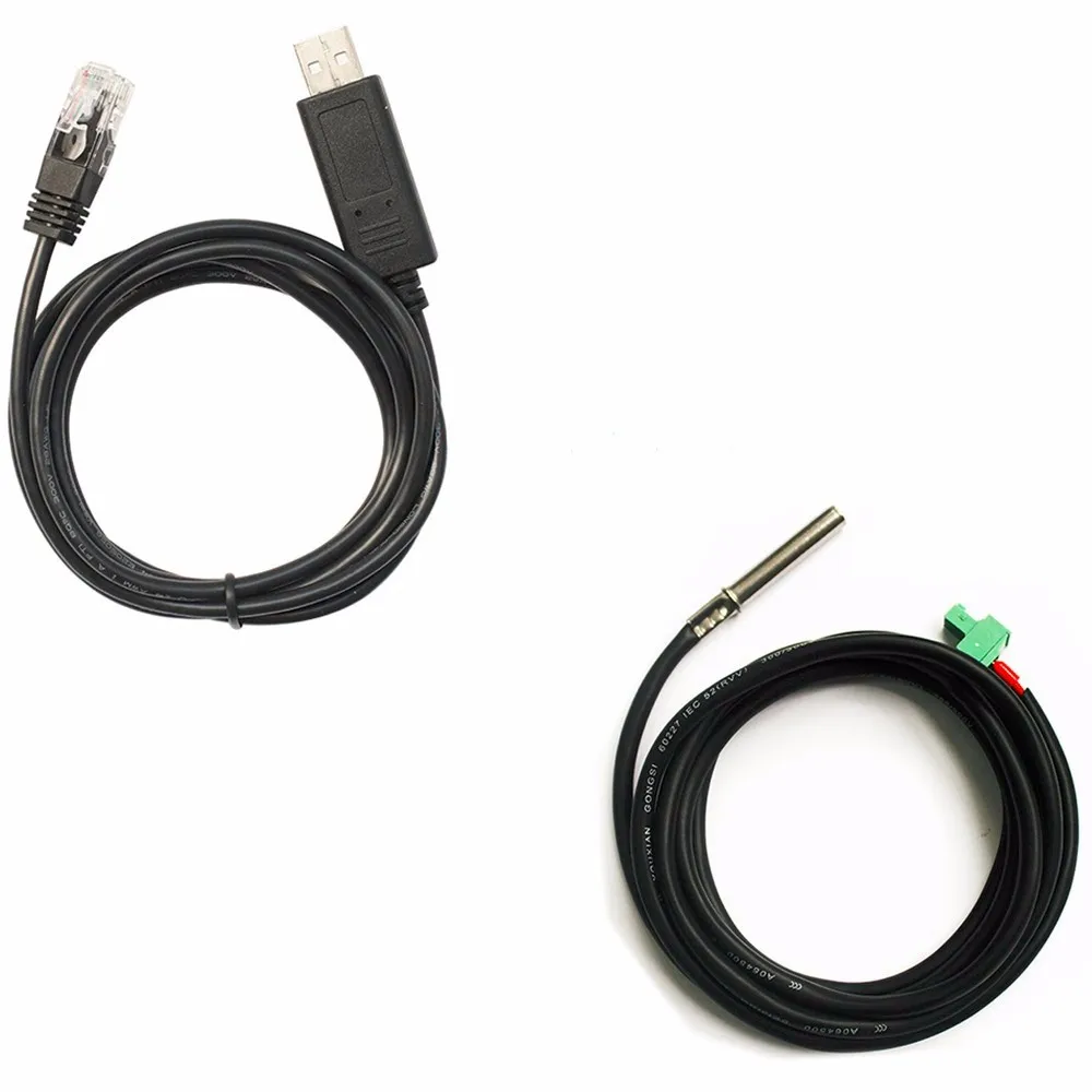 Связь кабель CC-USB-RS485-150U USB к ПК RS485 Дистанционный датчик температуры для EPSolar Tracer VS v-образной КРЕПЕЖНОЙ ПЛАСТИНОЙ LS серийный датчик на солнечных батареях