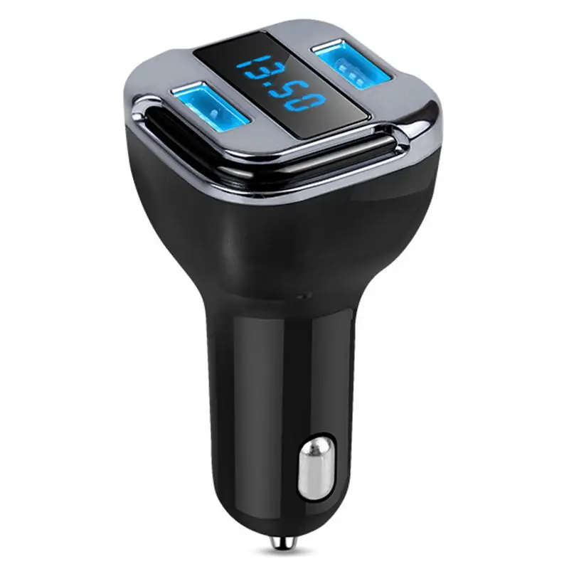

Bluetooth FM Transmitter, Car Charger with Smart Locator, 5V 4.2A USB Charging Port, Wireless In-Car Radio Adapter Car Kit, MP