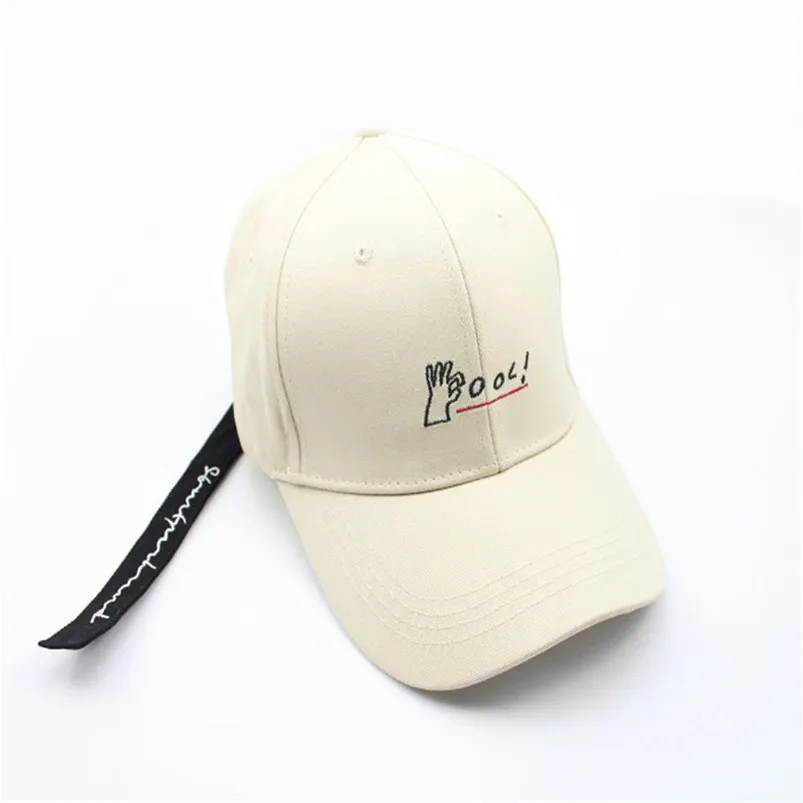 2019 Baseball caps for men and women Korean version of summer outdoor tide cross streamers embroidered hats H11 (3)