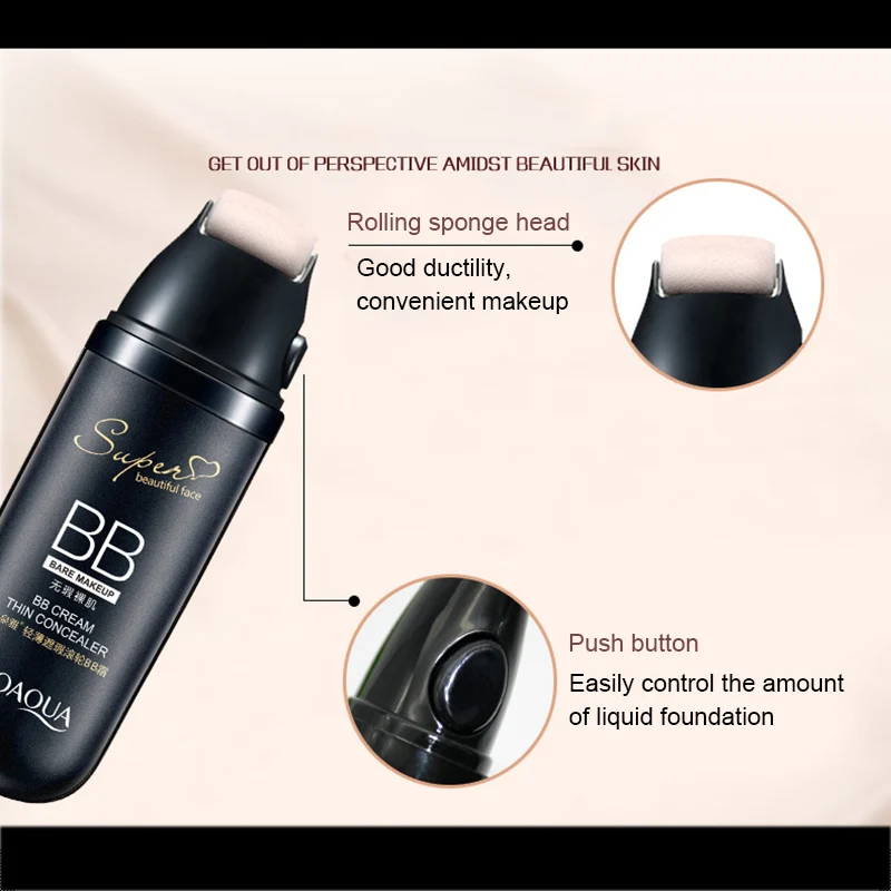 

Scrolling Liquid Cushion BB Cream Base Makeup Concealer Moisturizer Cosmetics Face Foundation 669
