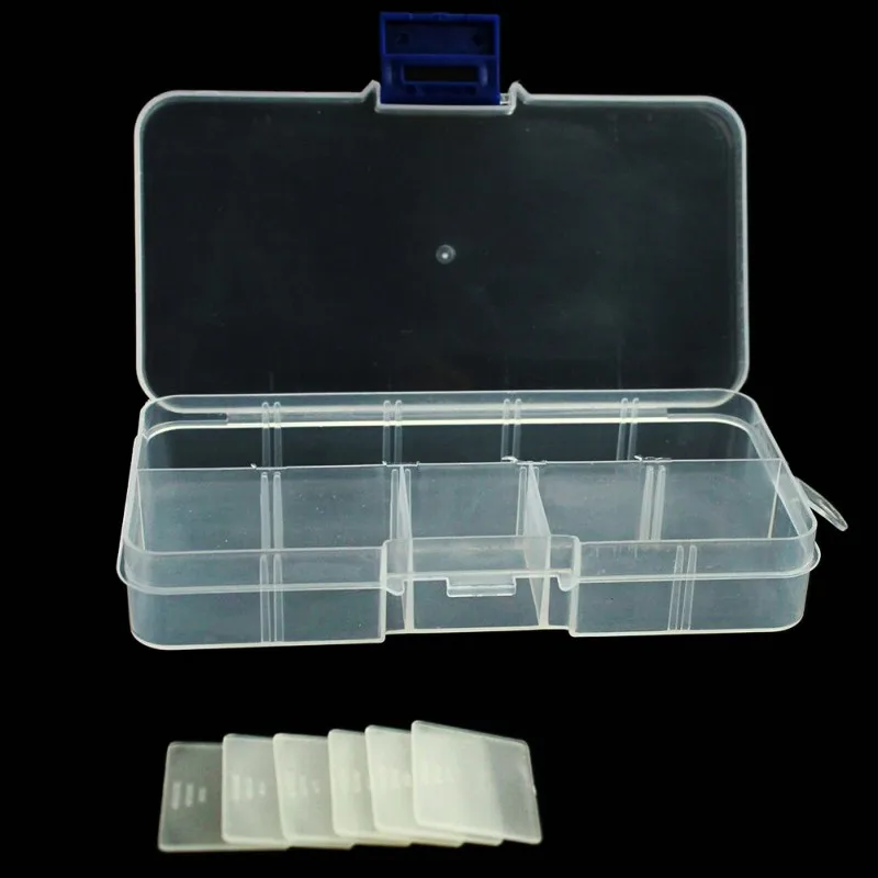 

PP Plastic Portable Tool Storage Box Container Electronic Components box Screw Beads Organizer Parts Case