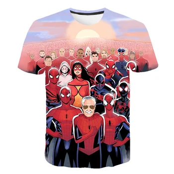 Summer  T-shirt Kids Boy Clothing Boys T shirt Clothes Captain America Batman Spiderman Superman T shirt 2
