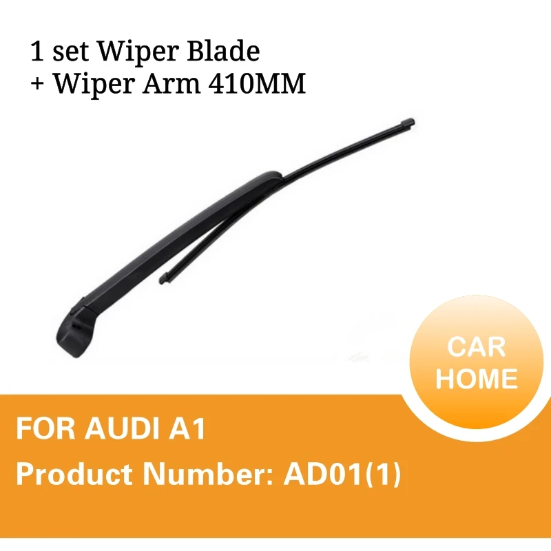 FOR AUDI A1 REAR WINDSCREEN WIPER BLADE AND ARM SET 2008 2012in
