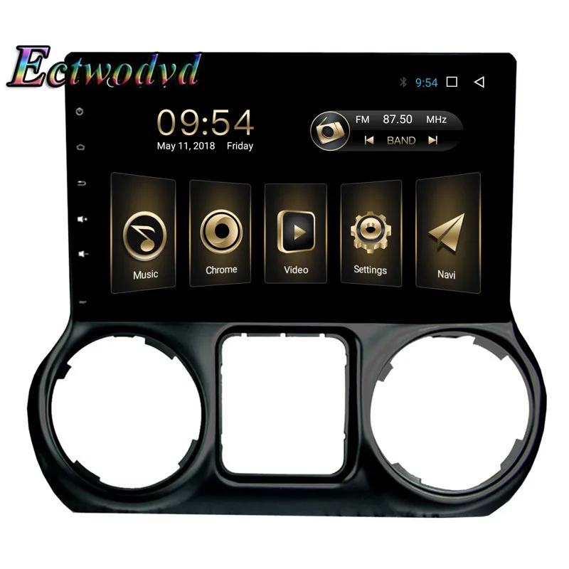 Ectwodvd Octa Core Android 8 1 автомобиль радио gps навигации для Jeep Wrangler 2011 2012 2013 2014