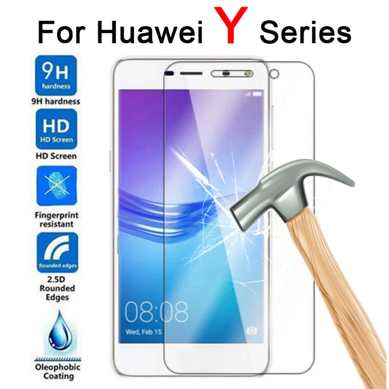 Защитное стекло для huawei y3 2017 y7 y5 y6 y9 Pro Prime 2017 2018 Tempered Glas 9 H Экран протектор фильм защиты Y 3 5 6 7 9