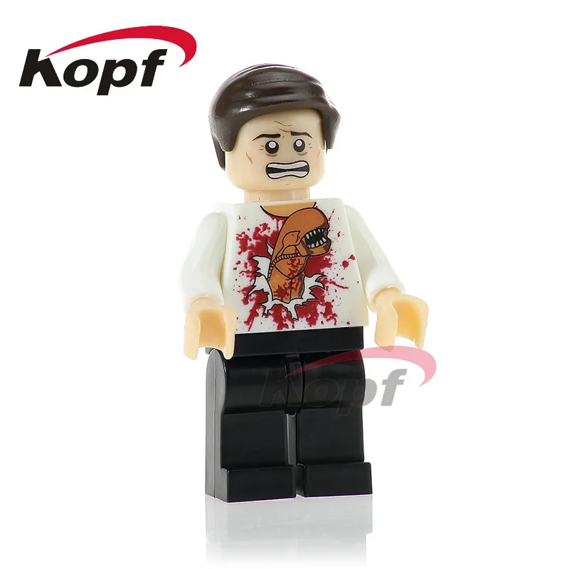 

Single Sale Super Heroes Parasite Ellen Ripley X man Heimdall Predator Prometheus Building Blocks Best Children Gift Toys PG1089