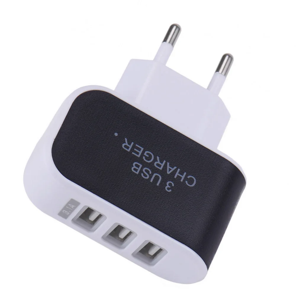 Новинка, 5 В, 3,1 А, тройной, 3 usb порта, для дома, путешествия, AC, настенное зарядное устройство, адаптер, EU штекер, для samsung S5, S6, S7, высокое качество