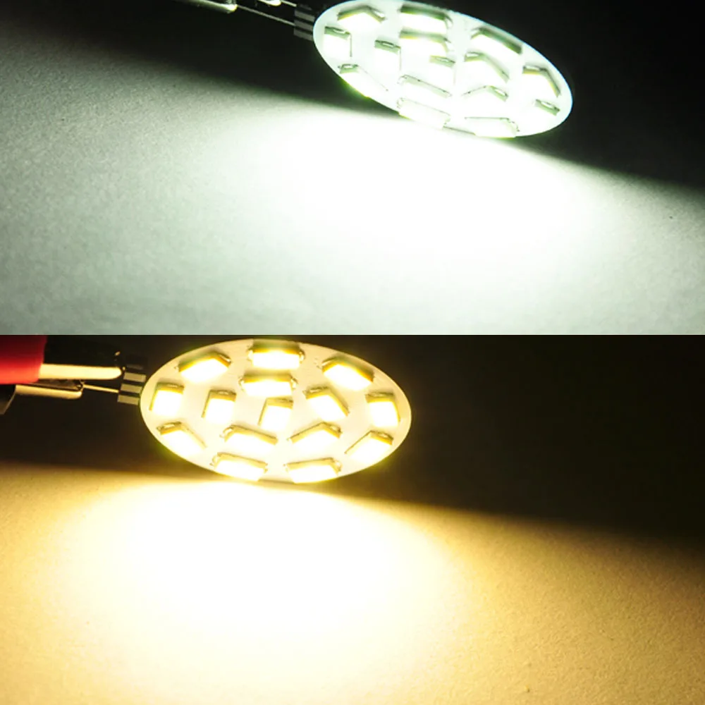 JYL 1 шт. G4 лампа для чтения RV 6 9 12 15 SMD 5630 Светодиодная белая 7 Вт 0 2 теплая 10 30 в AC