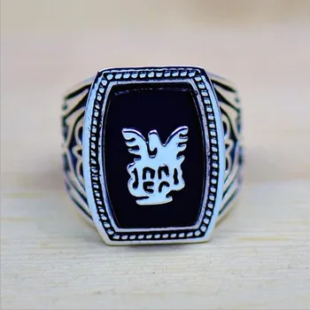 

New version of Vampire Diaries Jeremy Vintage Punk Fashion Jewelry Men Wedding Band Finger version of revival ring Gift