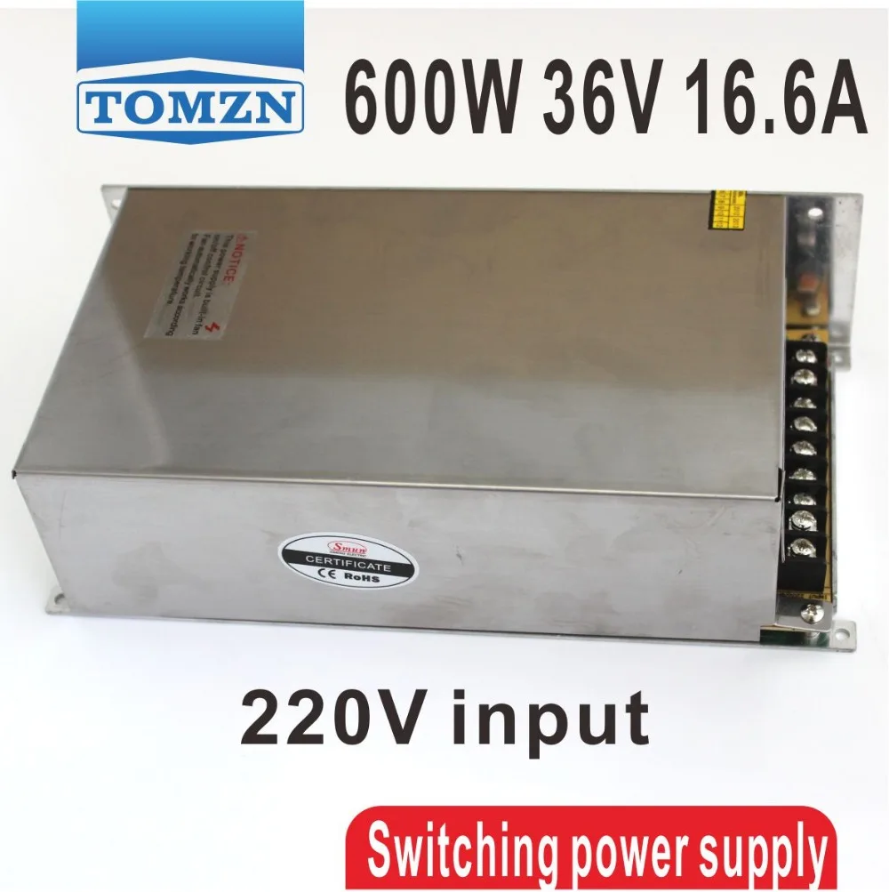 

600W 36V 16.6A 220V input Single Output Switching power supply AC to DC
