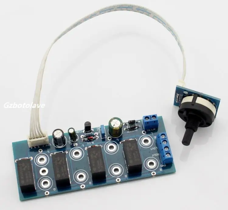 

AC12V Four Channels Input Switching Board for Audio Power Amplifier DIY