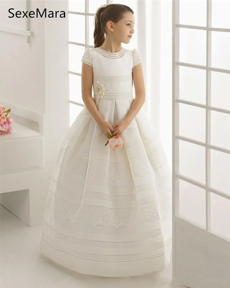 flower-girl-dress-for-wedding-short-sleeves