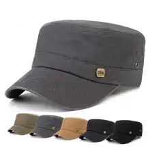 Регулируемая летняя солнцезащитная Кепка с плоским верхом, Спортивная Кепка для улицы, бейсболка, военная Кепка, головные уборы для мужчин и женщин, Классические одноцветные