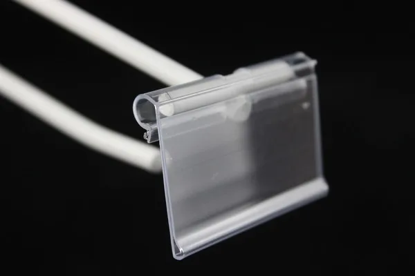 

42MM width POP hook label holder wire hook sign holder scan price ticket tag holder