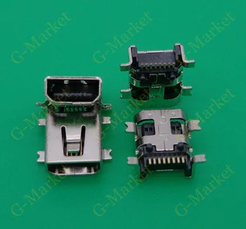 

For mini 8P USB jack socket connector for MP3 MP4 GPS etc,4 foot SMT 100X