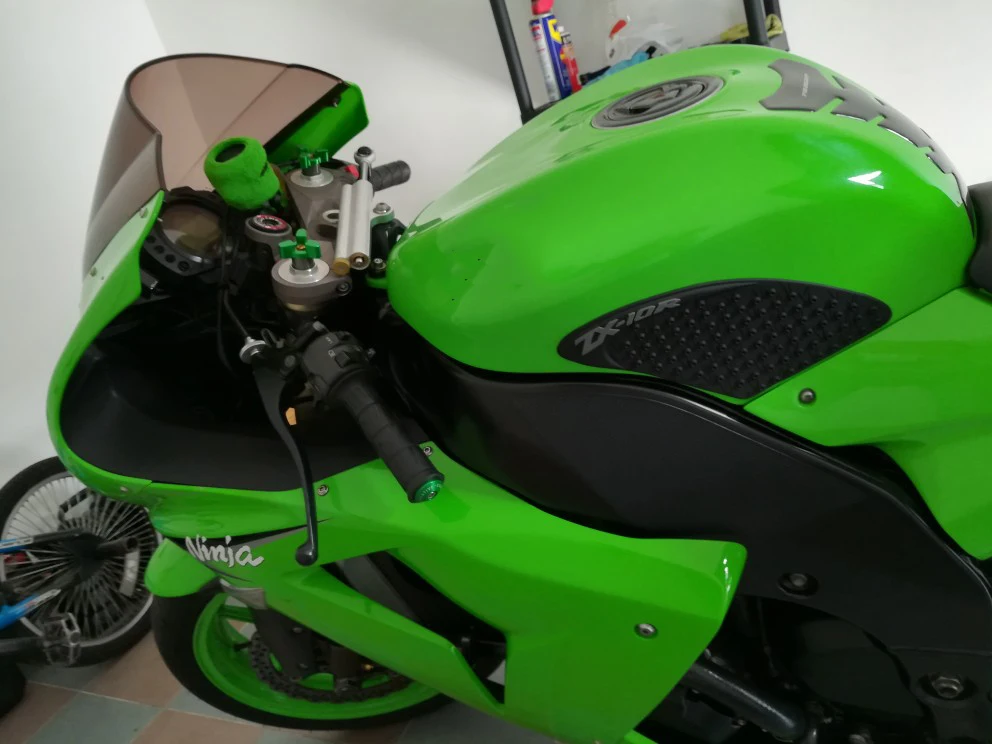Для Kawasaki ZX 10R ZX10R 2006 2007 бак мотоцикла Pad Protector Стикеры наклейка газа Колено Ручка