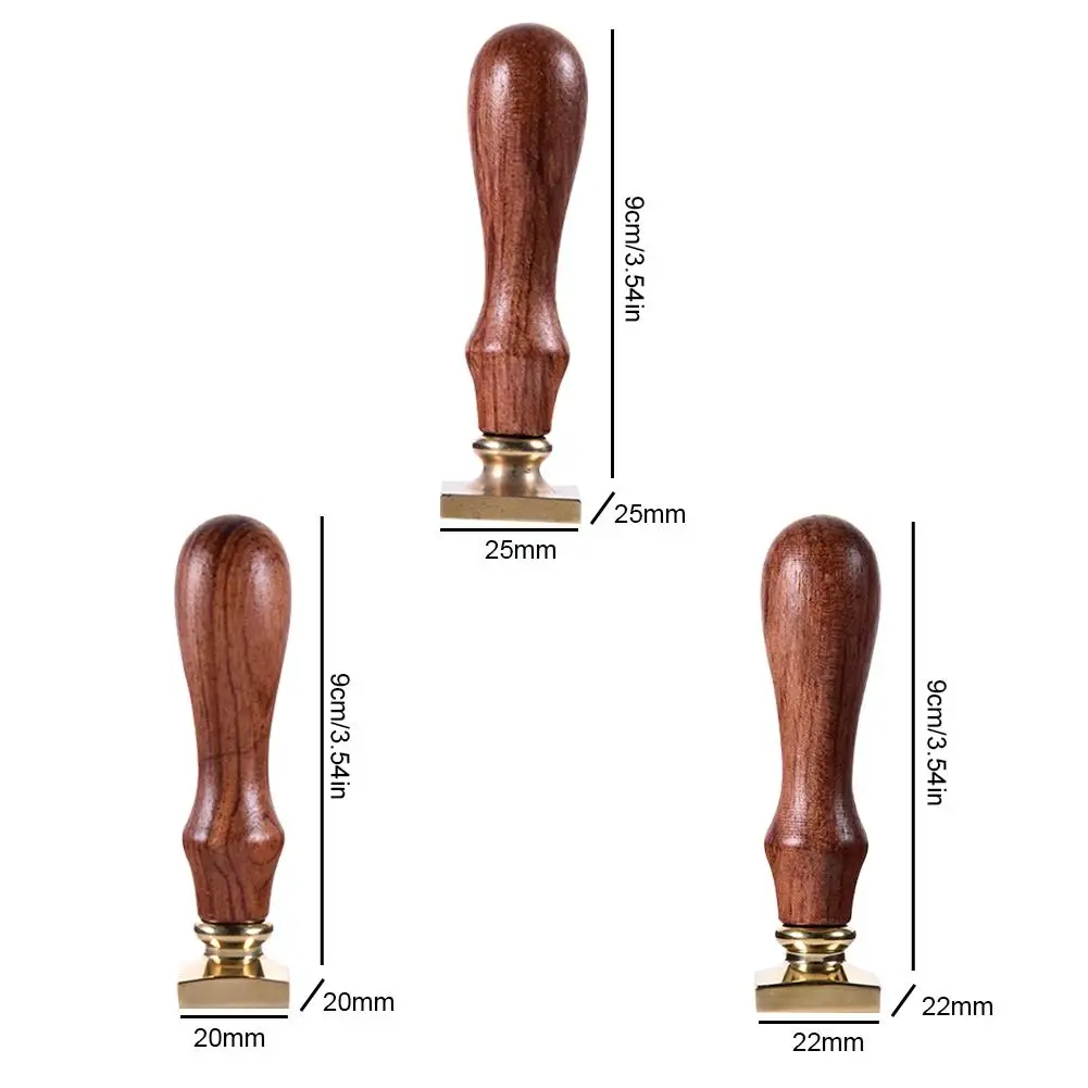 Инструмент для герметизации восковой краски, заготовка, Медная головка, палисандр, ручка, практичный инструмент для штамповки, для кабинета и офиса