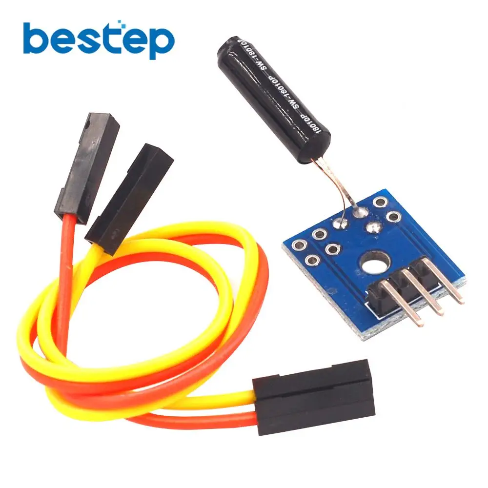 Normally Open Type Vibration Sensor with Small Plate DuPont linein