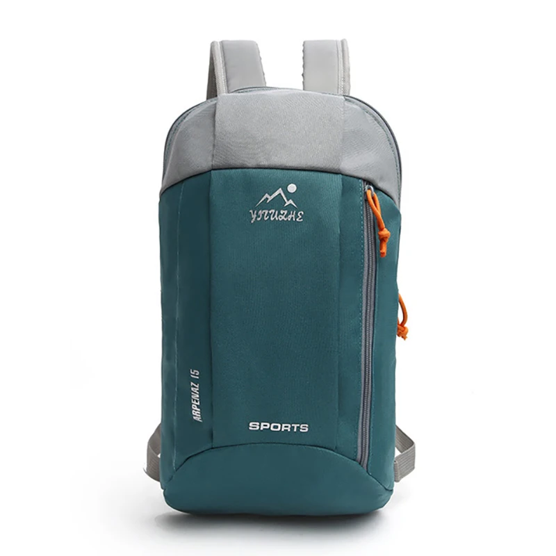 Открытый спортивный походный рюкзак, мягкий светильник, вес 10л, рюкзак для путешествий, водонепроницаемая сумка на молнии, регулируемый ремень, походная сумка для ноутбука - Цвет: dark green