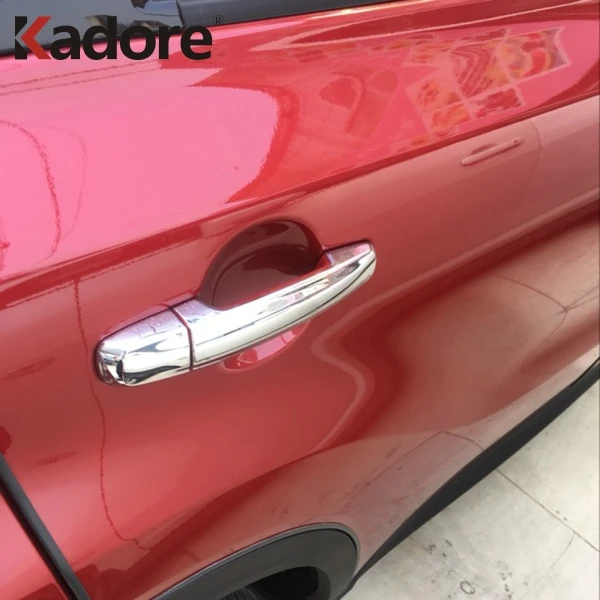 Наклеиваемого покрытия для автостайлинга из ABS хромированные дверные ручки
