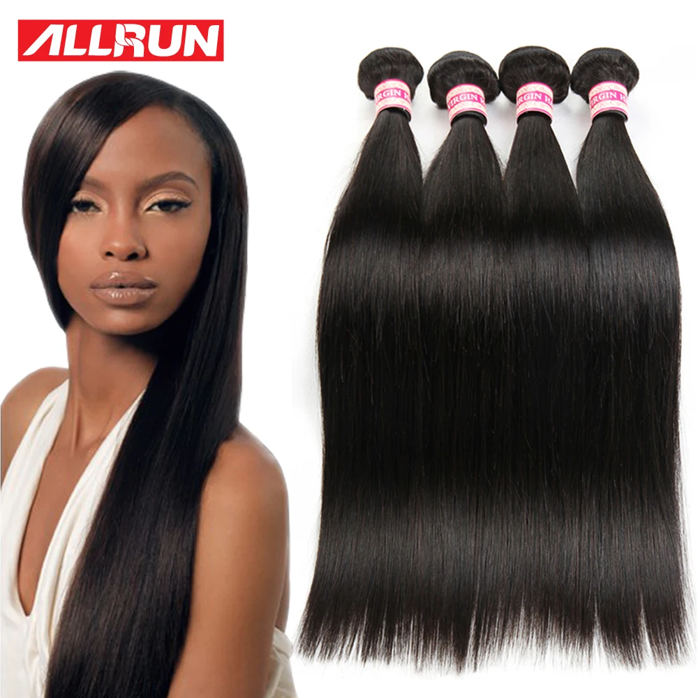 Malaysian Virgin Hair Straight 4pcs Malaysian Straight Hair 8A Grade Virgin Unprocessed Human Hair Chic Rosa Hair Products