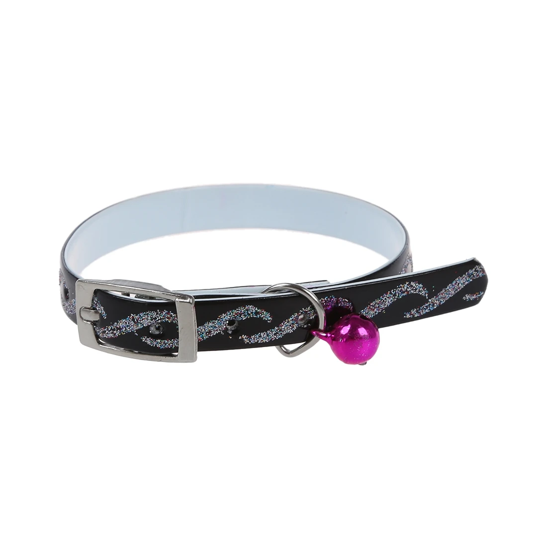 

Pet Dog Cat Puppy Soft Safety Adjustable Reflective Tape Collar Necklace W/ Bell