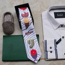 Мужская мужской моды человек повседневная мода happy изысканной дядя серии галстук Платья повседневные жениха подарок Свадебная вечеринка