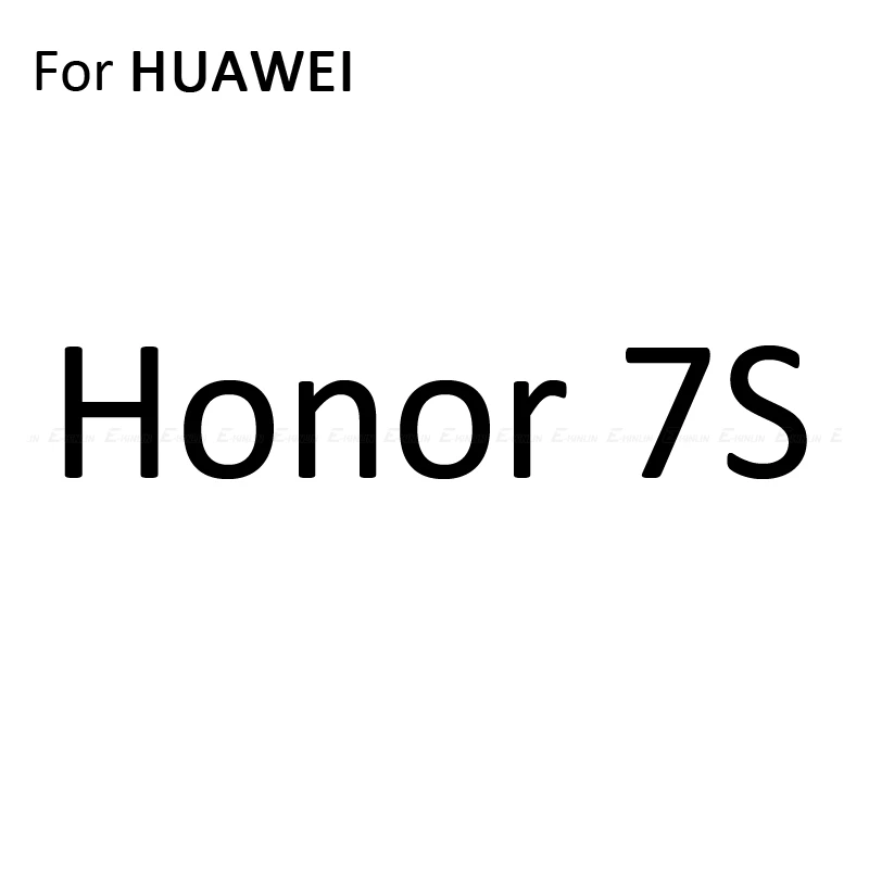 Прозрачный силиконовый чехол для телефона для HuaWei Honor 9X 8A 8C 8X8 S 7A 7C фотоаппаратов моментальной печати 7S 7X7 6C 6A 6X8 V9 Pro Play 3 3e Max глобальной Мягкий ТПУ чехол с мультипликационным рисунком - Цвет: For Honor 7S