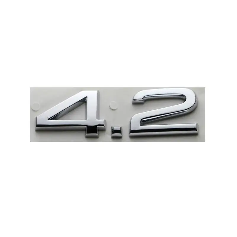 

100pcs/lot 4.2 Chrome Badge Emblem