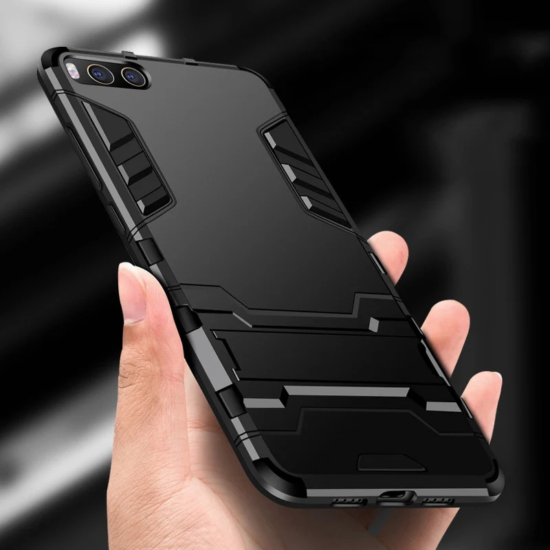 W Hot Luxury Phone Case For Xiaomi Mi 6 Fashion Armor ShockProof TPU PC Cases |