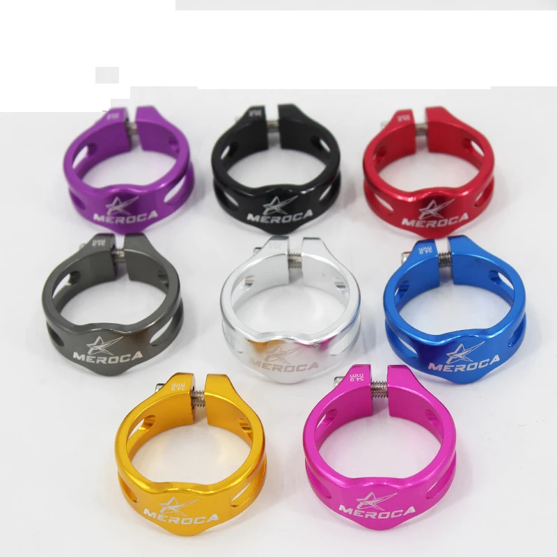 

34.9mm 17g Aluminium Alloy MTB Road Bicycle Quick Release Seatpost Clamp Bike Cycling Seat Post Tube Clip Bike Parts