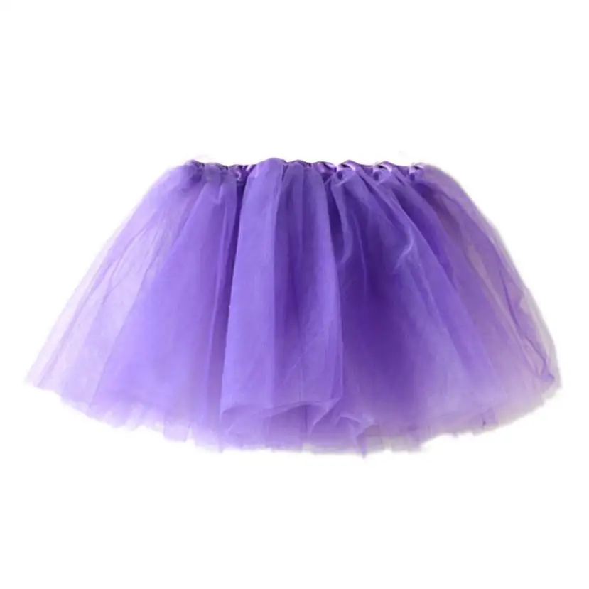 Детская юбка для девочек; однотонная Одежда для танцев; юбка-пачка; пышные танцевальные костюмы для девочек; детские мини-юбки; jupe fille