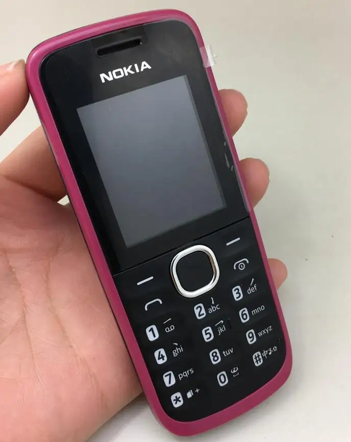 Восстановленный NOKIA 1100 Мобильный телефон с двумя sim-картами Nokia 1100 2G GSM разблокированный мобильный телефон старого стиля - Цвет: red