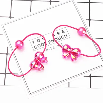 

Free Shipping,2017 New 20pcs=10pairs Girls Tiny Hair Accessaries,Bows Hair Bands Elastic Ties Bowknot Ponytail Holder
