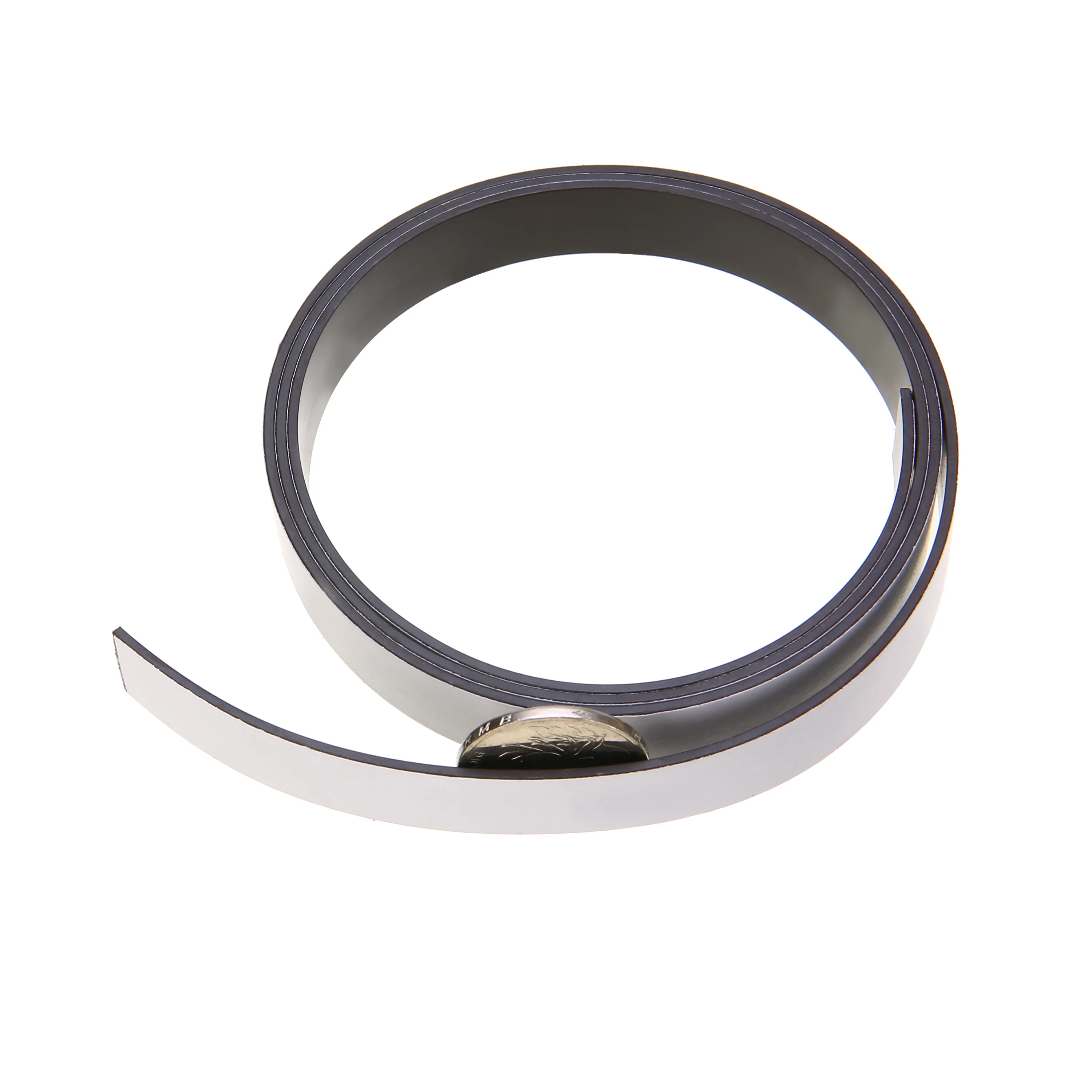 Mayitr 1pc 1M Soft Rubber Magnetic Strip Self Adhesive Flexible Magnet DIY Stripe Tape Magnetic Materials New