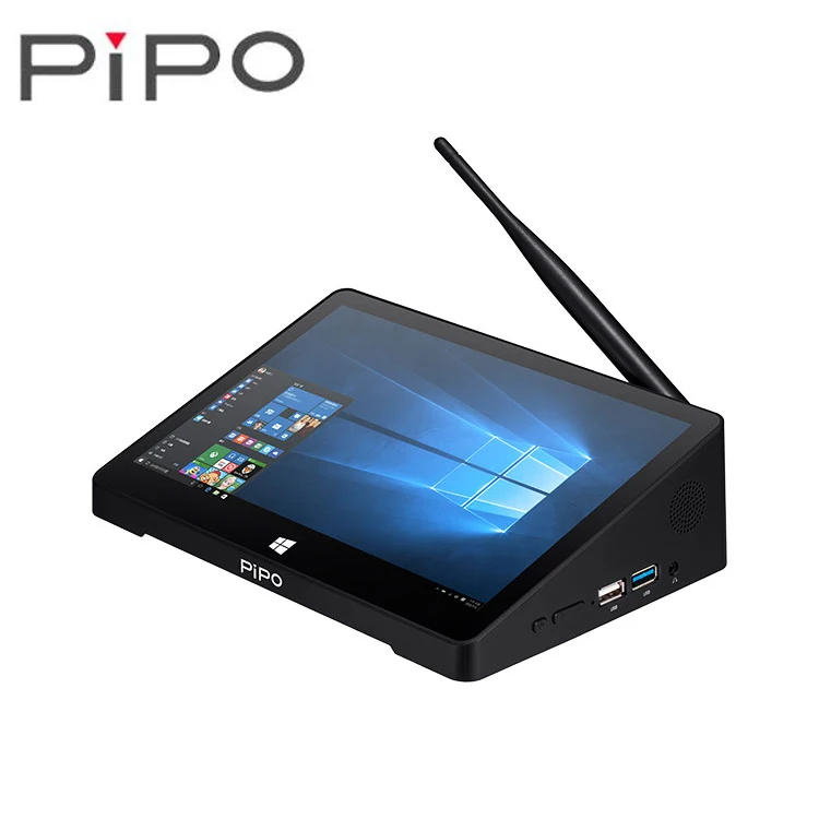 PiPo X10 Pro Win 10 мини ПК intel Z8350 Четырехъядерный 4 ГБ ОЗУ 64 Гб ПЗУ 8 дюймов 1920*1280 IPS WiFi RJ45 HDMI