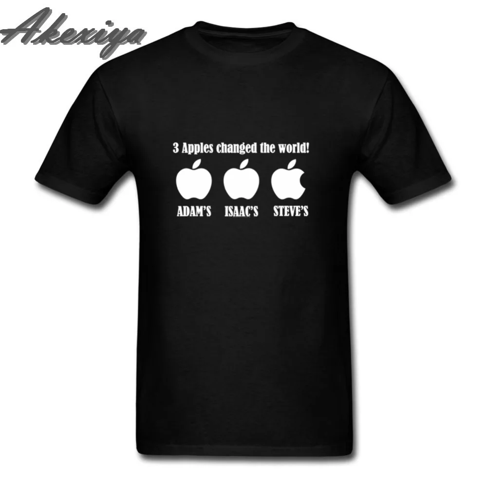 

3 Apples plain t shirt supernatural groot Changed The World Adam Isaac Steve ajax man's T-shirts fortnight one piece tshirt