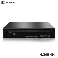 BFMore 4CH 8CH 16CH H.265 4K(8MP) Onvif NVR Support 2x6TB SATA HDD AEEye APP Smartphone View App Support HDMI Video Audio output