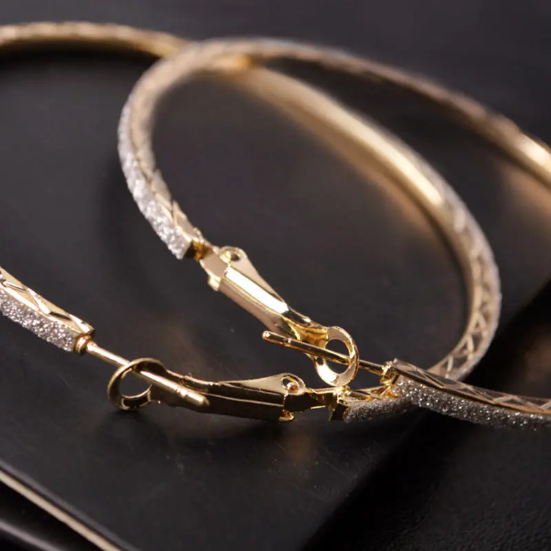 Женские круглые серьги кольца CX17 6 см|round hoop earrings|earrings earringsfashion earrings |