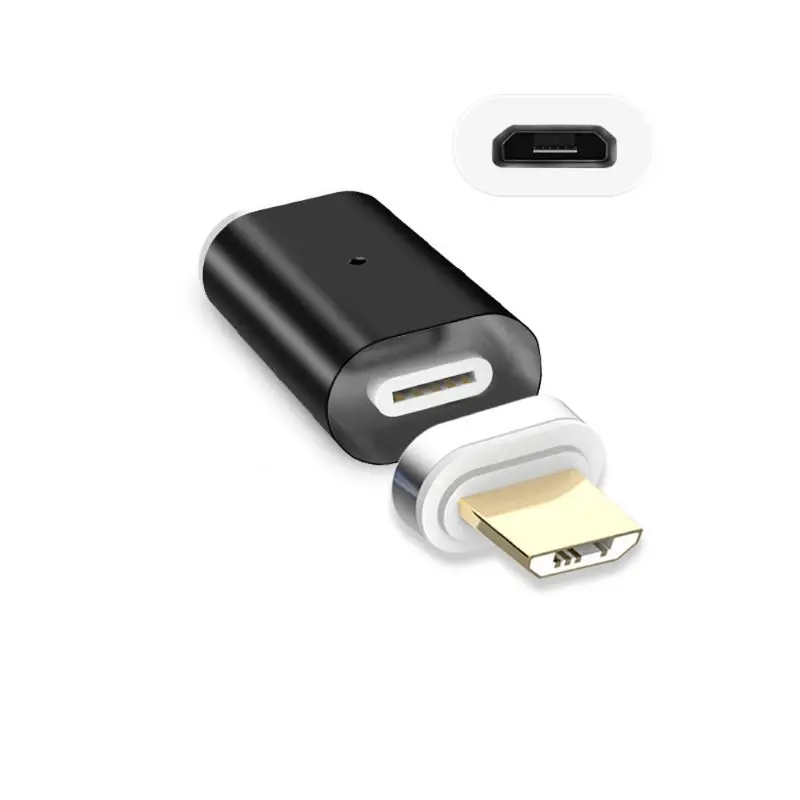 Магнитный Micro USB адаптер для передачи данных и зарядки для samsung huawei Xiaomi htc Android смартфон планшет