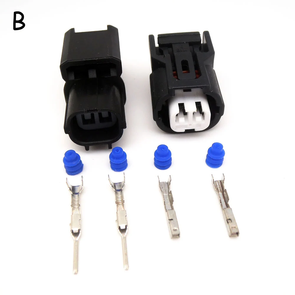 A/B/C Тип 2 Pin 1,0 мм разъем для датчика Автомобильный, датчик давления на впуске штекер(для Sumitomo серии HX) разъем для Honda Accord - Цвет: B