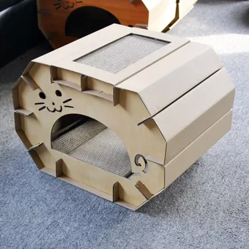 

Japanese Folding Cat Corrugated Paper Thickening Cat Litter Assembly Cat Scratch Board Cat Claws Toy Popular