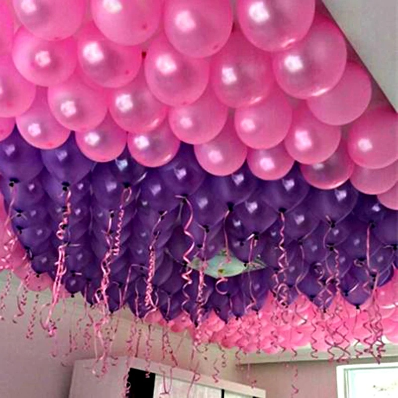 10 inch Party Balloons 50pcs Helium Latex Pearlescent Wedding Birthday Party Decorations Balloon Supplies Kids Toy Air Ball 0017