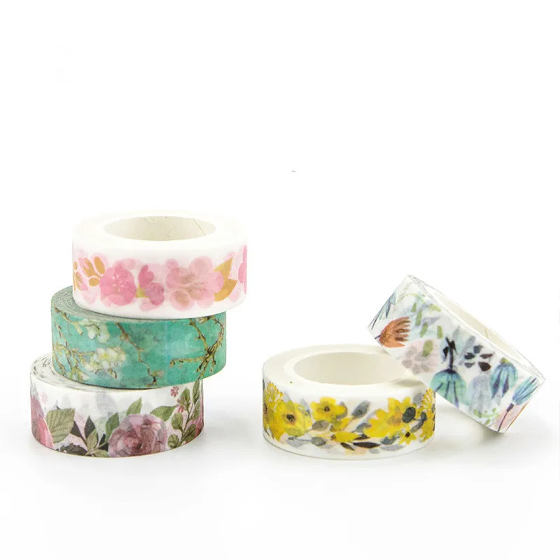 Лента Клейкая сделай сам для скрапбукинга 1 5 см х 7 м|adhesive tape diy|label masking tapegarden washi |