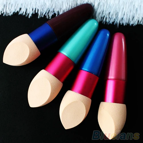 Women's Cosmetic Makeup Foundation Liquid Cream Concealer Sponge Lollipop Brush