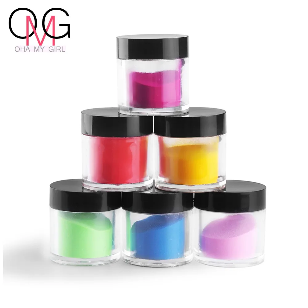 

Big Bottle 5-8g 18 Pcs Mix Colors Acrylic Powder Dust Decoration Set for False Tips Nail Art Manicure Acrylic Powder For Nail