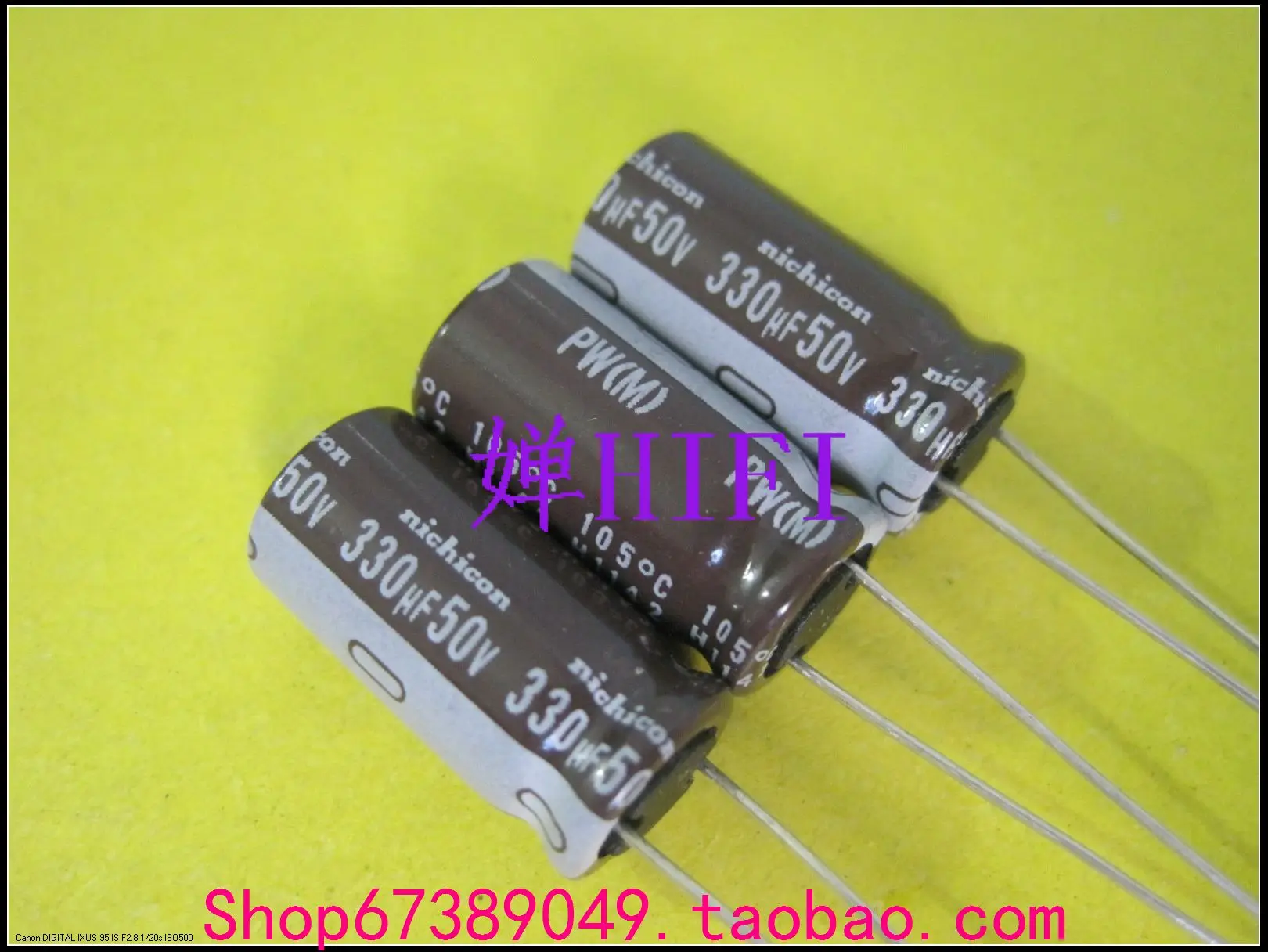 

2019 hot sale 20PCS/50PCS Original PW electrolytic capacitor nichicon 50v330uf 10x20mm free shipping